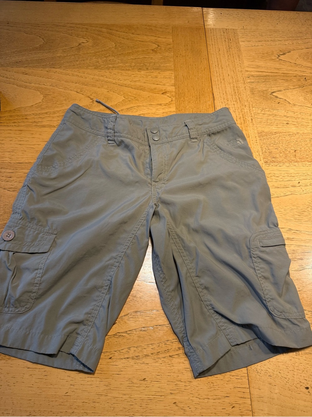 The North Face Women's Light Gray Cargo Shorts